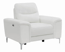 Load image into Gallery viewer, Largo Motion Collection - White - Largo Upholstered Power Recliner White