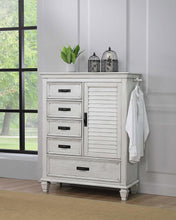Load image into Gallery viewer, Franco Collection - Franco 5-drawer Man's Chest Antique White