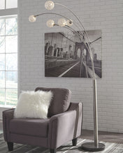 Load image into Gallery viewer, Winter - Silver Finish - Metal Arc Lamp (1/CN)
