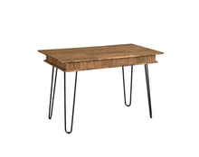 Load image into Gallery viewer, Sheeran Collection - Sheeran Writing Desk With 4 Hidden Storages Rustic Amber