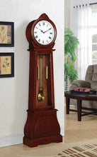 Load image into Gallery viewer, Grandfather Clock With Chime Brown Red