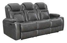Load image into Gallery viewer, Korbach Motion Collection - Charcoal - Korbach Upholstered Power^2 Sofa Charcoal