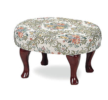 Load image into Gallery viewer, Accents : Ottomans - Multi-color - Upholstered Foot Stool Beige And Green