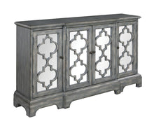Load image into Gallery viewer, 4-door Accent Cabinet Grey