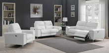 Load image into Gallery viewer, Largo Motion Collection - White - Largo Upholstered Power Sofa White