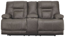 Load image into Gallery viewer, Wurstrow - Smoke - PWR REC Loveseat/CON/ADJ HDRST