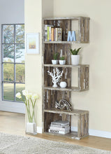 Load image into Gallery viewer, Home Office : Bookcases - 5-tier Bookcase Salvaged Cabin