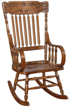 Load image into Gallery viewer, Living Room: Rocking Chairs - Windsor Back Rocking Chair Warm Brown