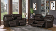 Load image into Gallery viewer, Sawyer Motion Collection - Cocoa - Sawyer Transitional Brown Two-piece Living Room Set