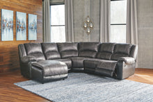 Load image into Gallery viewer, Nantahala - Slate - Left Arm Facing Zero Wall Recliner, Wedge, Armless Chair, Right Arm Facing Corner Chaise Sectional