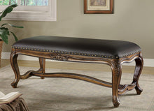 Load image into Gallery viewer, Black - Upholstered Bench Brown And Black