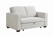 Load image into Gallery viewer, Off White - Helene Upholstered Sleeper Sofa Bed Beige