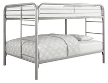 Load image into Gallery viewer, Morgan Bunk Bed - Morgan Full Over Full Bunk Bed Silver