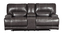 Load image into Gallery viewer, McCaskill - Gray - DBL REC PWR Loveseat w/Console