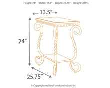 Load image into Gallery viewer, Rafferty - Dark Brown - Chair Side End Table