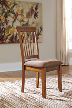 Load image into Gallery viewer, Berringer - Rustic Brown - 7 Pc. - Rectangular Dining Room Table, 6 Side Upholstered Chairs