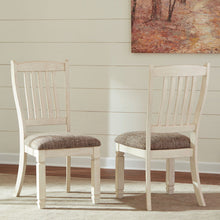 Load image into Gallery viewer, Bolanburg - Antique White - 7 Pc. - Rectangular Dining Room Table, 6 Upholstered Side Chairs