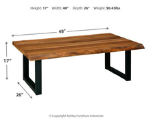 Load image into Gallery viewer, Brosward - Two-tone - Rectangular Cocktail Table