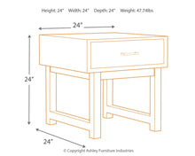 Load image into Gallery viewer, Mondoro - Grayish Brown - Square End Table