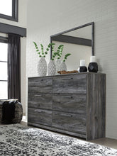 Load image into Gallery viewer, Baystorm - Gray - 3 Pc. - Dresser, Mirror, Queen Panel Headboard
