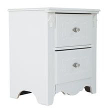 Load image into Gallery viewer, Exquisite - White - Two Drawer Night Stand
