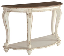 Load image into Gallery viewer, Realyn - White/Brown - Sofa Table