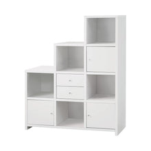Load image into Gallery viewer, Home Office : Bookcases - Bookcase With Cube Storage Compartments White