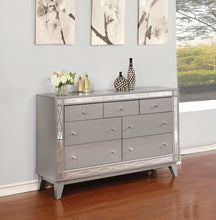 Load image into Gallery viewer, Leighton Collection - Metallic - Leighton 7-drawer Dresser Metallic Mercury