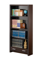 Load image into Gallery viewer, Skylar Collection - Skylar 5-shelf Bookcase With Storage Drawer Cappuccino