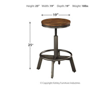 Load image into Gallery viewer, Torjin - Brown/Gray - Swivel Stool (2/CN)