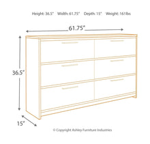 Load image into Gallery viewer, Baystorm - Gray - 3 Pc. - Dresser, Mirror, Queen Panel Headboard