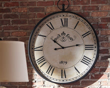 Load image into Gallery viewer, Augustina - Antique Black - Wall Clock
