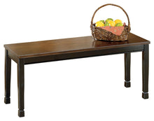 Load image into Gallery viewer, Owingsville - Black/Brown - Large Dining Room Bench