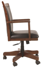 Load image into Gallery viewer, Hamlyn - Medium Brown - Home Office Swivel Desk Chair