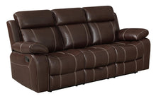 Load image into Gallery viewer, Myleene Motion Collection - Chestnut - Myleene Motion Sofa With Drop-down Table Chestnut