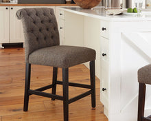 Load image into Gallery viewer, Tripton - Graphite - Upholstered Barstool (2/CN)