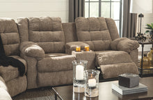 Load image into Gallery viewer, Workhorse - Cocoa - DBL Rec Loveseat w/Console