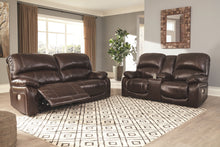 Load image into Gallery viewer, Hallstrung - Chocolate - PWR REC Loveseat/CON/ADJ HDRST
