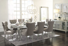Load image into Gallery viewer, Coralayne - Silver/White - Dining UPH Side Chair (2/CN)