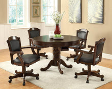 Load image into Gallery viewer, Turk Game Table - Black - Turk Game Chair With Casters Black And Tobacco