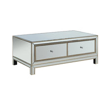 Load image into Gallery viewer, 2-drawer Coffee Table Champagne And Silver