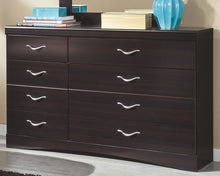 Load image into Gallery viewer, Zanbury - Merlot - 4 Pc. - Dresser, Mirror, Queen Panel Bed