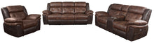 Load image into Gallery viewer, Chocolate / Brown - Saybrook Tufted Cushion Motion Sofa Chocolate And Dark Brown