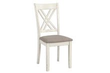 Load image into Gallery viewer, Dining Room L Packaged Sets : Dining Set - Light Brown - Fortress 7-piece Dining Set Chestnut And Vintage White