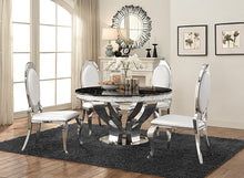 Load image into Gallery viewer, Anchorage Round Dining Table Chrome And Black