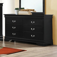 Load image into Gallery viewer, Louis Philippe Collection - Louis Philippe Black Six-drawer Dresser