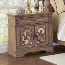Load image into Gallery viewer, Ilana Collection - Ilana 1-drawer Door Nightstand Antique Linen