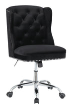 Load image into Gallery viewer, Home Office : Chairs - Black - Upholstered Tufted Office Chair Black And Chrome