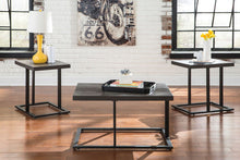 Load image into Gallery viewer, Brindon - Charcoal - 3 Pc. - Sofa, Accent Chair, Airdon Table Set