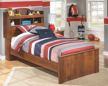 Load image into Gallery viewer, Barchan - Medium Brown - Full Bookcase Bed with Trundle